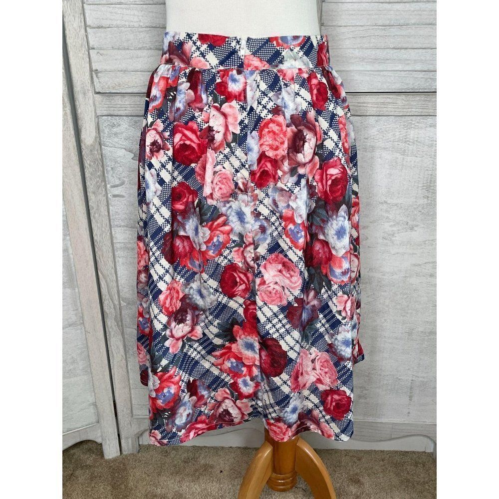 Bea & Dot ModCloth Adept Apprentice Floral Skirt S